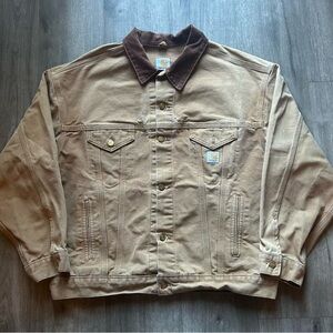 Vintage Carhartt Unlined Trucker Jacket J109 Mens XL